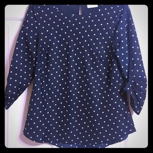 Today ONLY🍒NEW YORK AND CO POLKA DOT SHIRT🍒